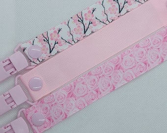 FLORAL 3 PACK - Dummy Clip/Pacifier Clip/Dummy Clip / Clip