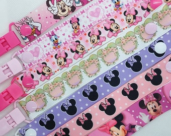 MINNIE - Dummy Clip / Pacifier Clip / Dummy Clips / Clip / Chain