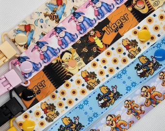WINNIE AND FRIENDS 2 - Dummy Clip / Pacifier Clip / Dummy Clips / Clip / Chain