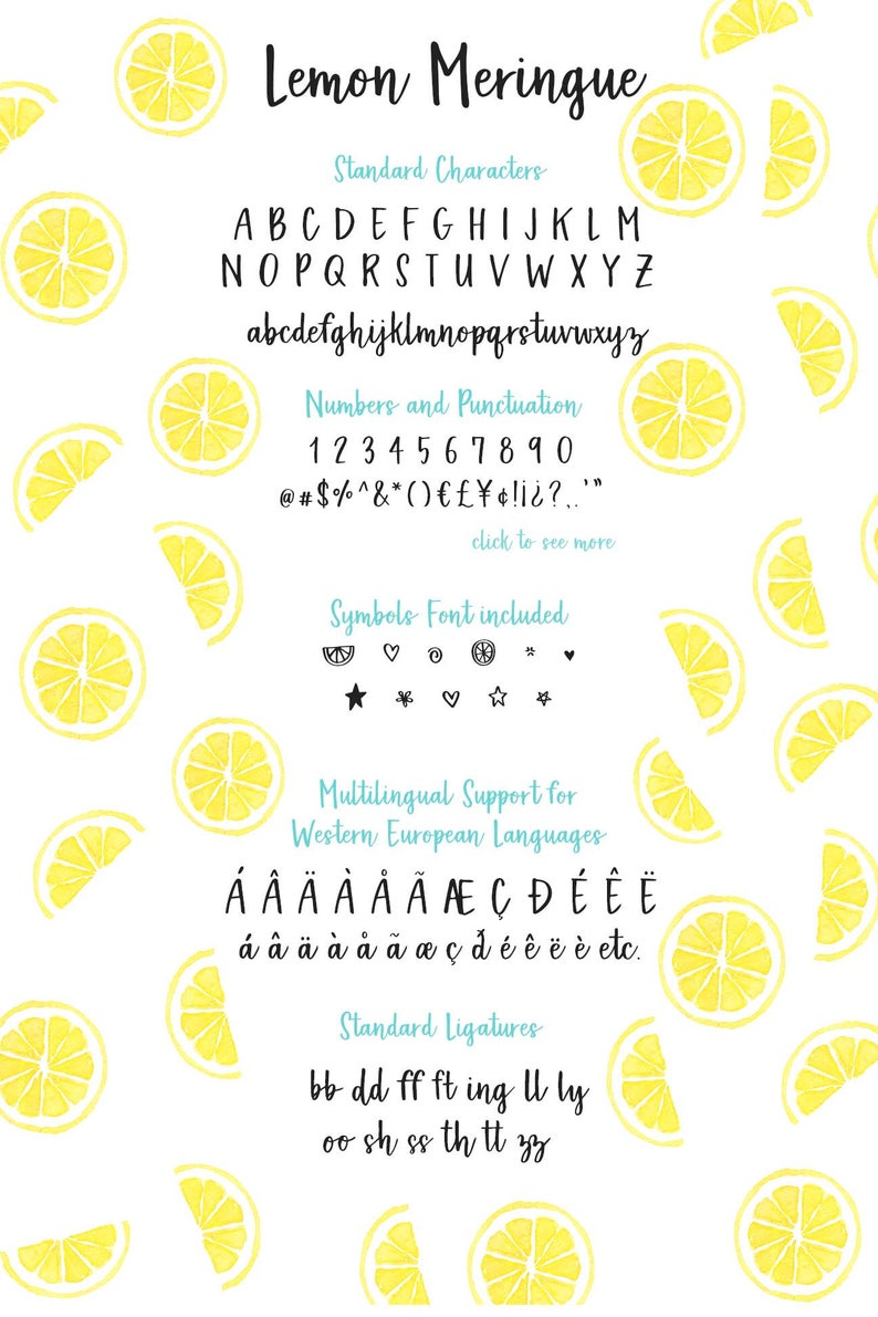 Lemon Meringue Script Font Downloadable Font image 5