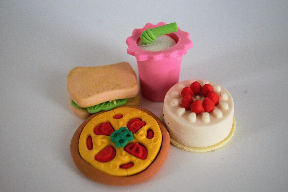 Food Erasers Etsy