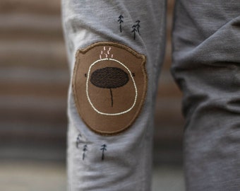 Knee patches bear | Iron-on patches