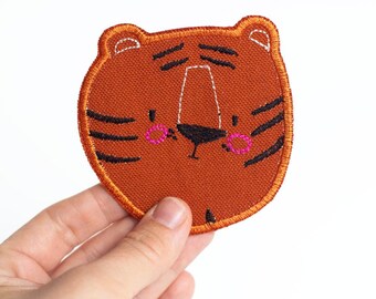 Tiger knee patches | Iron-on patches