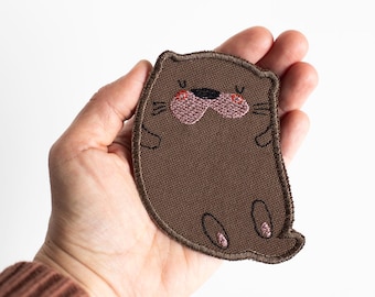 Otter knee patches | Iron-on patches