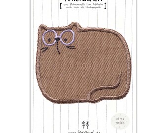 Cat knee patch | Iron-on patch