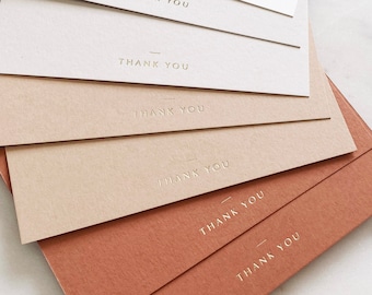 Ombre Terracotta Thank You Cards