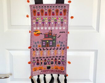 PDF Haunted Halloween Cross Stitch Pattern