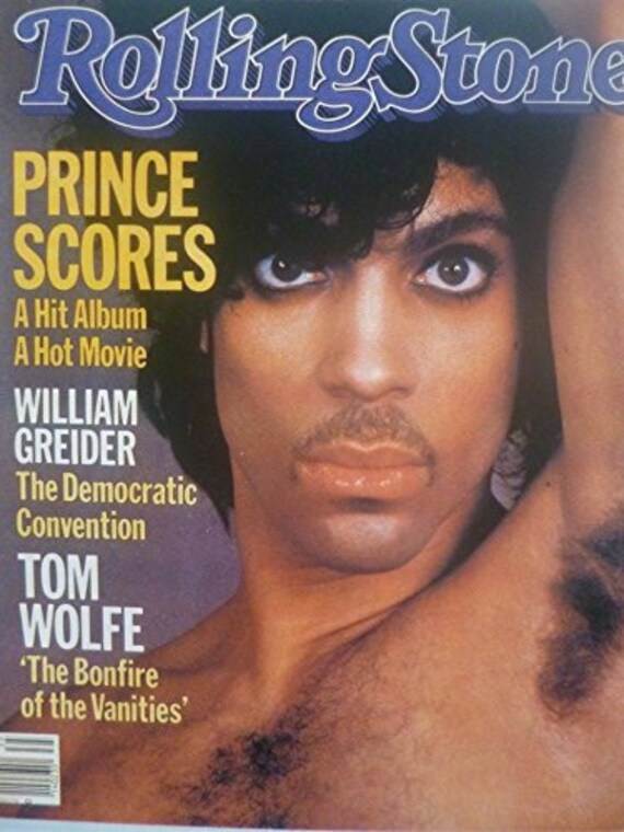 Prince August 1984 Rolling Stone Cover Laminated Mini Image 0