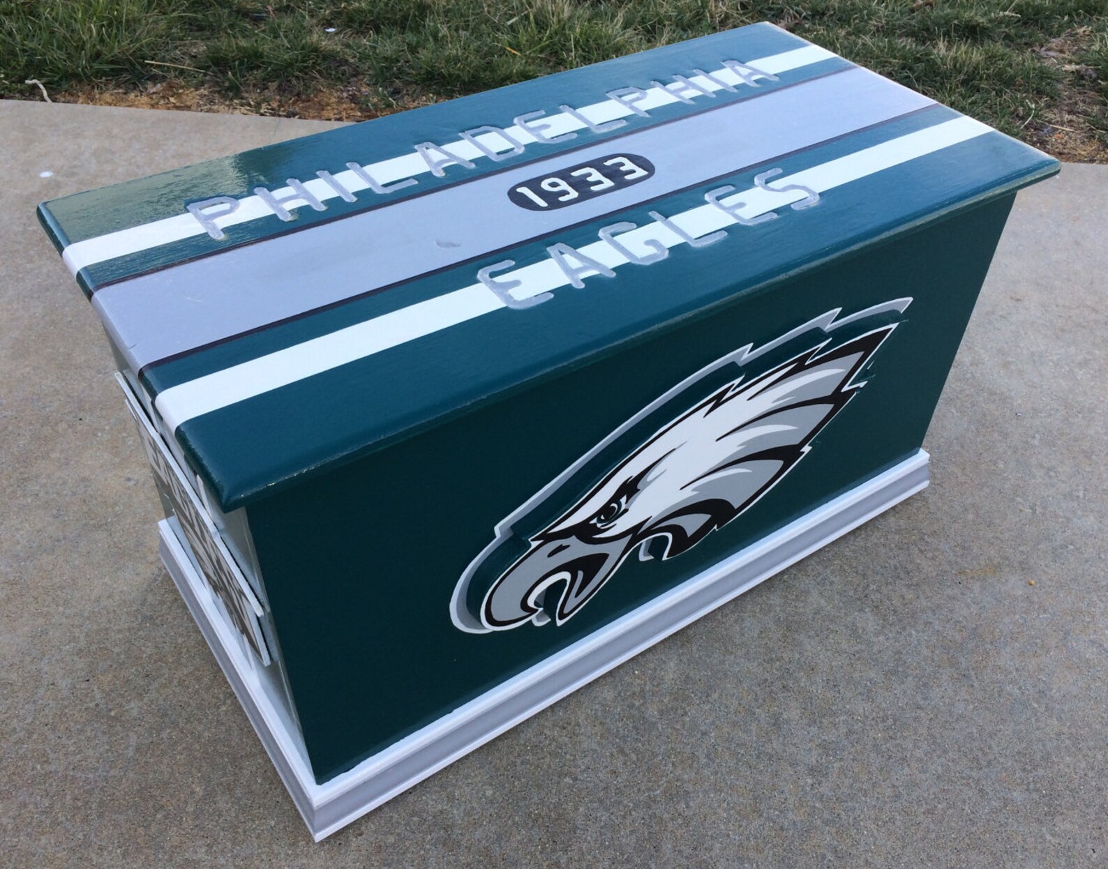 Philadelphia Eagles inspired Storage Box Eagles Storage Etsy