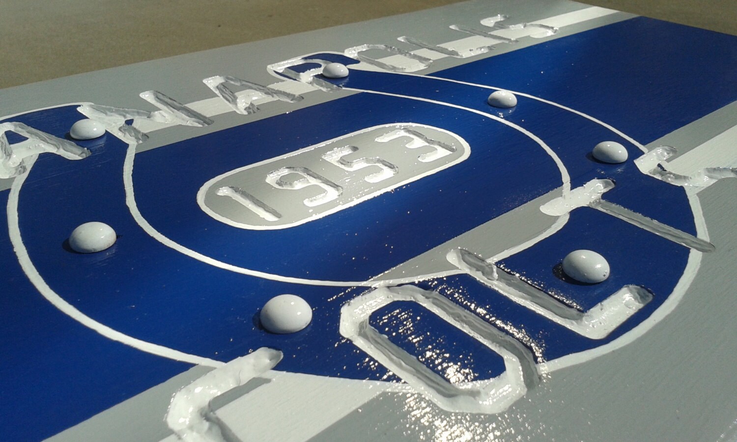 Indianapolis Colt Inspired Storage Box, Colts Storage, Indianapolis