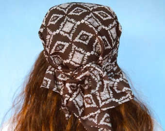 Scarf Head. Summer Wrap Head. Foulard. Turban Style.