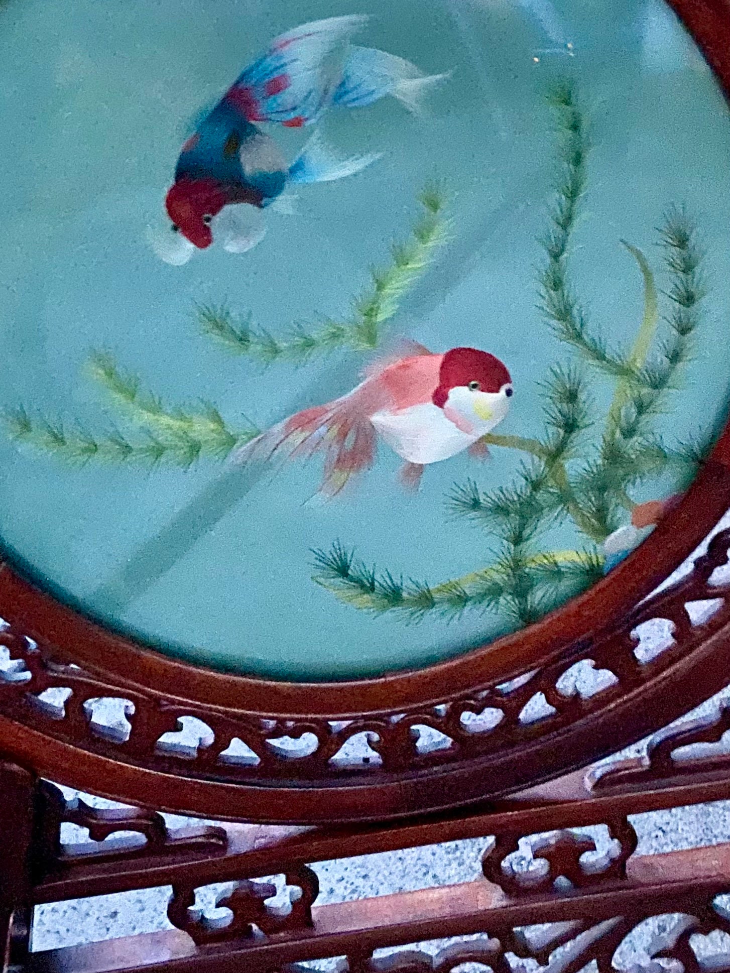 大人上品なおすすめコーデ Chinese Vintage Double Screen Embroidery Silk Rotating Sided 小物