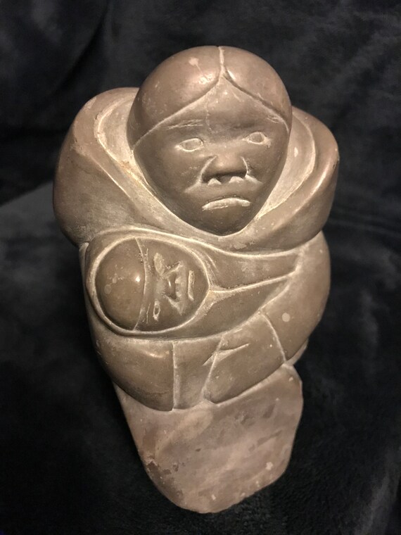 彫刻・オブジェ Inuit stone carving object 彫刻・オブジェ Inuit stone carving object Our Native Land
