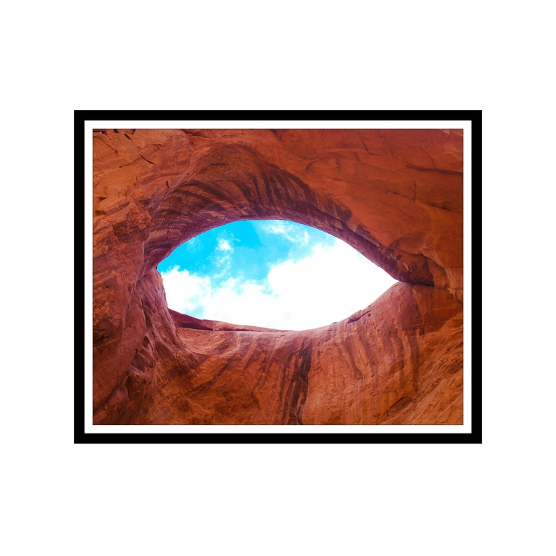 Monument Valley Eye of the Sun Fine Art Photography Nature Photography Wall Art Blue Red