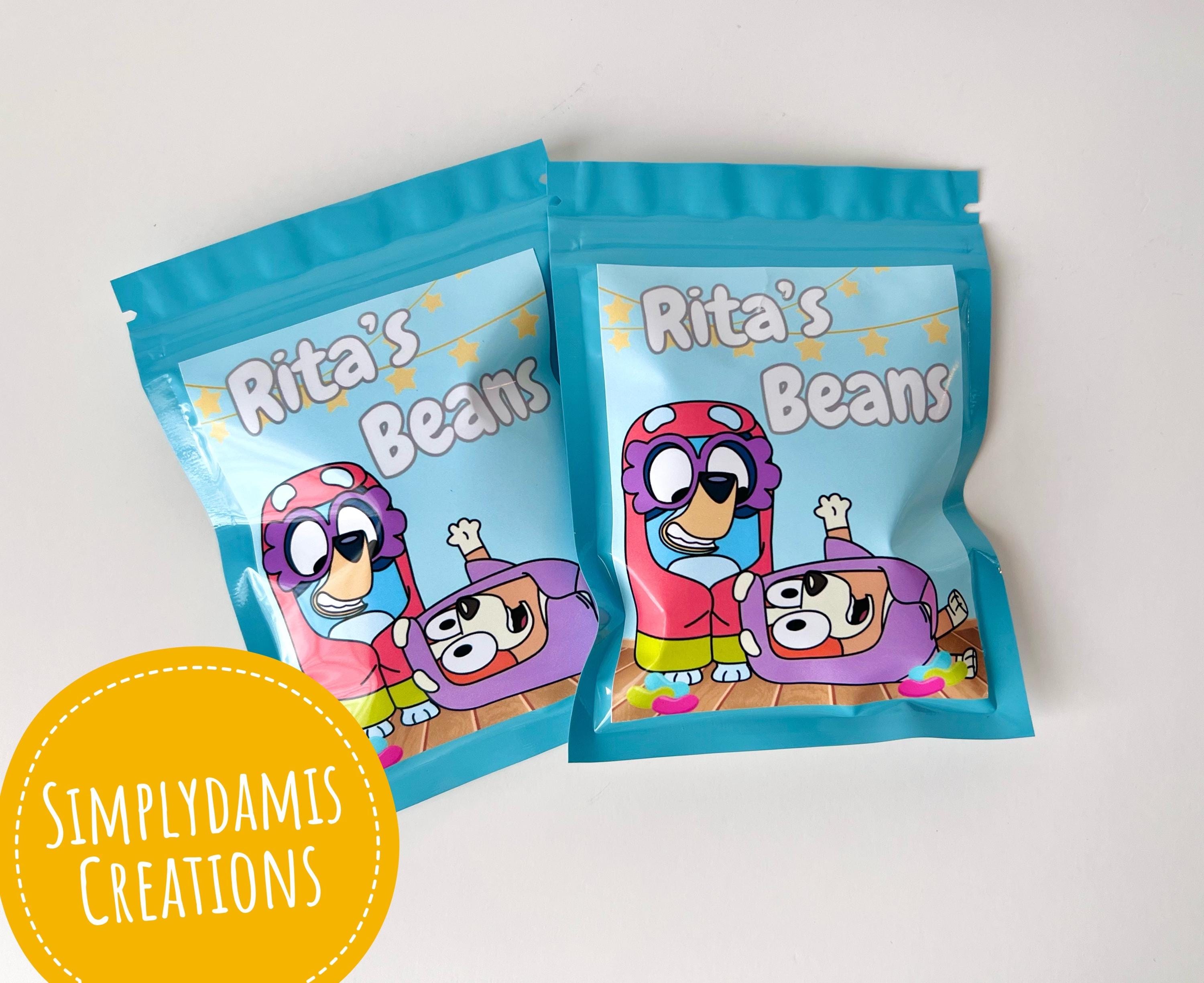 Rita's Beans Bluey Favor Bags