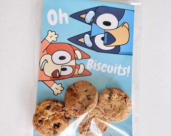 Party favors, Bluey themed party favors, Bluey Birthday, Bluey, Oh biscuits Bluey,