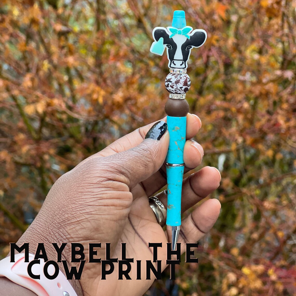 Western cow print pens cow pen cowhide design cow lover etsy