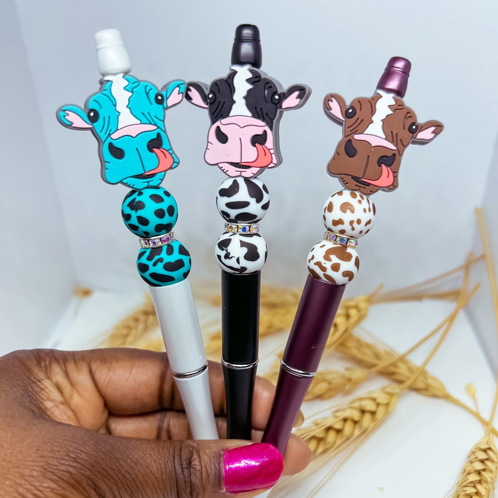 Western cow print pens| Cow pen | cowhide design | Cow lover Pen | Cute  office pens | White elephant gift ideas| Animal pen|Western pen