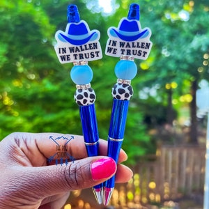 In Wallen We Trust Pen|Country Music Gift|Morgan Wallen Pen|Country Gifts| Country Lover| Western Pens|Refillable Pens|Stocking Stuffers