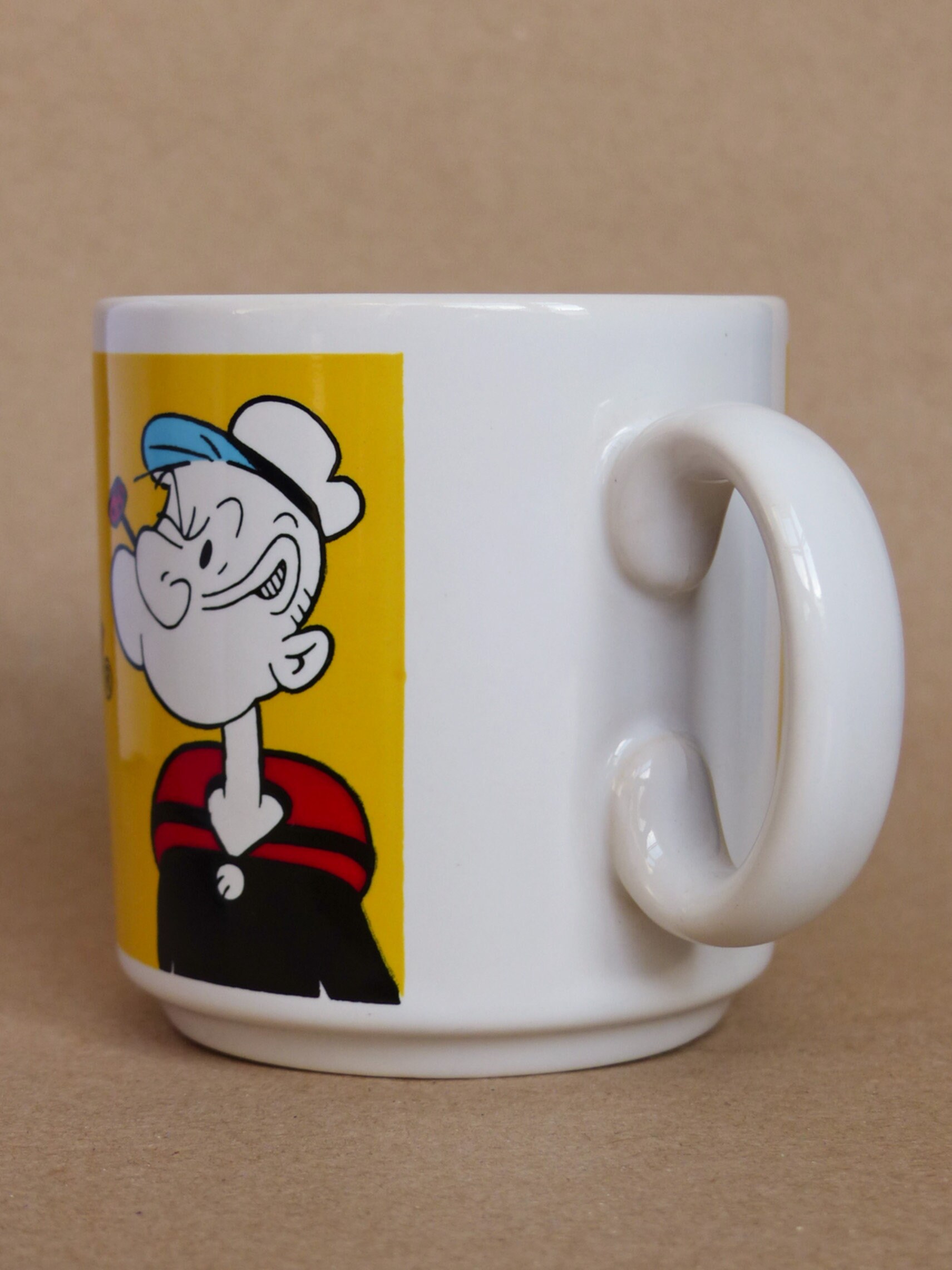 Vintage Popeye Mug / Classic Cartoon 1989 King Feature Etsy