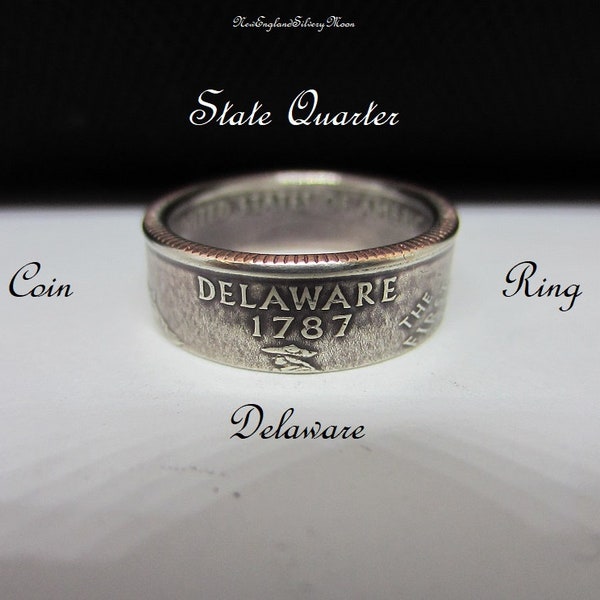 Delaware "Coin Ring " with Velvet Gift Pouch