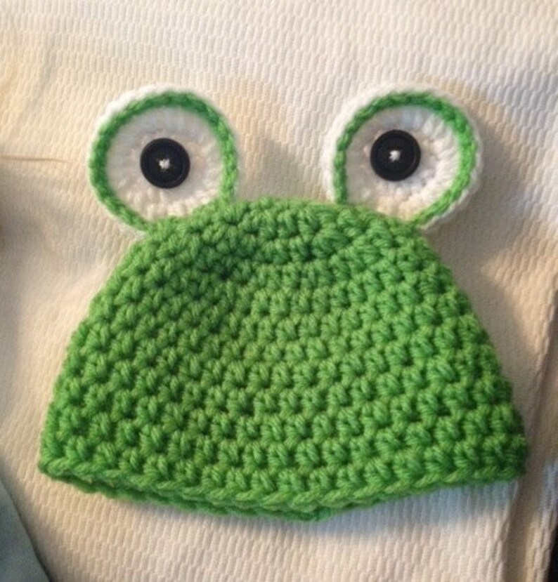Baby frog crochet hat Etsy