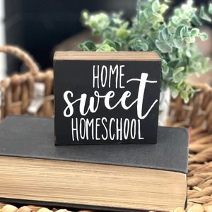Home Sweet Homeschool Zeichen | Homeschool Zeichen |  Hauptschule Zeichen | Home-School-Zeichen