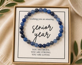 Senior Student Gift Bracelet Jewelry Graduation Gift Senior High School Graduate Keepsake Present College Student Under 20