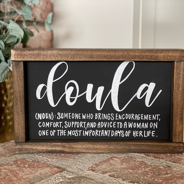 Doula Sign | Gift for a Doula |  Doula Prayer | Doula Gift