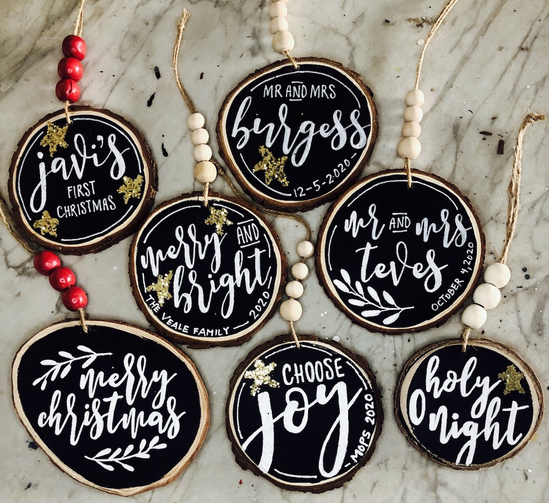 Custom Christmas Ornament 2025 Christmas Ornament Family Name Ornament Personalized Christmas