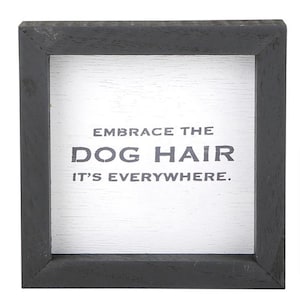 Houten bord omarmen het hondenhaar | Gelaagd dienbladdecor | Grappige hond kunst aan de muur | Cadeau hond moeder