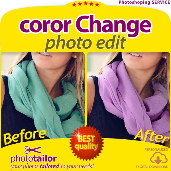 Color Change Photo edit, Photoshop Service, Swap color of any item, Colorize, Color Replace , for peronal photos, eshops, DIGITAL DOWNLOAD