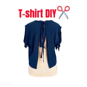 REBEL GIRL Tassled Crop Top Upcycle Tutorial: DIY Rebel Girl Tee + Headband