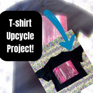 Rock Princess Upcycle Tutorial: Ruffled Crop Tee + Headband (Video)