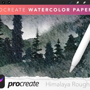 Carta per acquerello ruvida Himalaya per Procreate