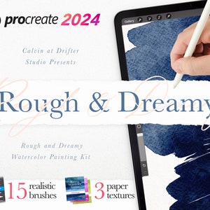 Rough & Dreamy aquarelset voor Procreate 2024