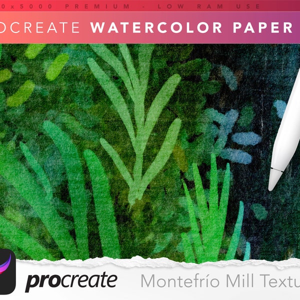 Montefrío Mill Watercolor Paper for Procreate