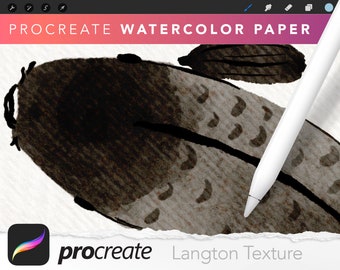 Langton Watercolor Paper Texture for Procreate