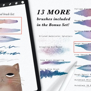 Erstaunliche Aquarellmalerei Kit für Procreate 2023 Bild 4