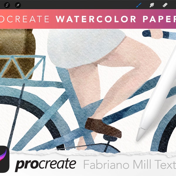 Fabriano Mill Watercolor Paper for Procreate