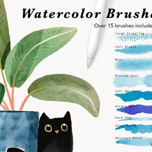 Amazing Watercolor Painting kit for Procreate 2023 image 5