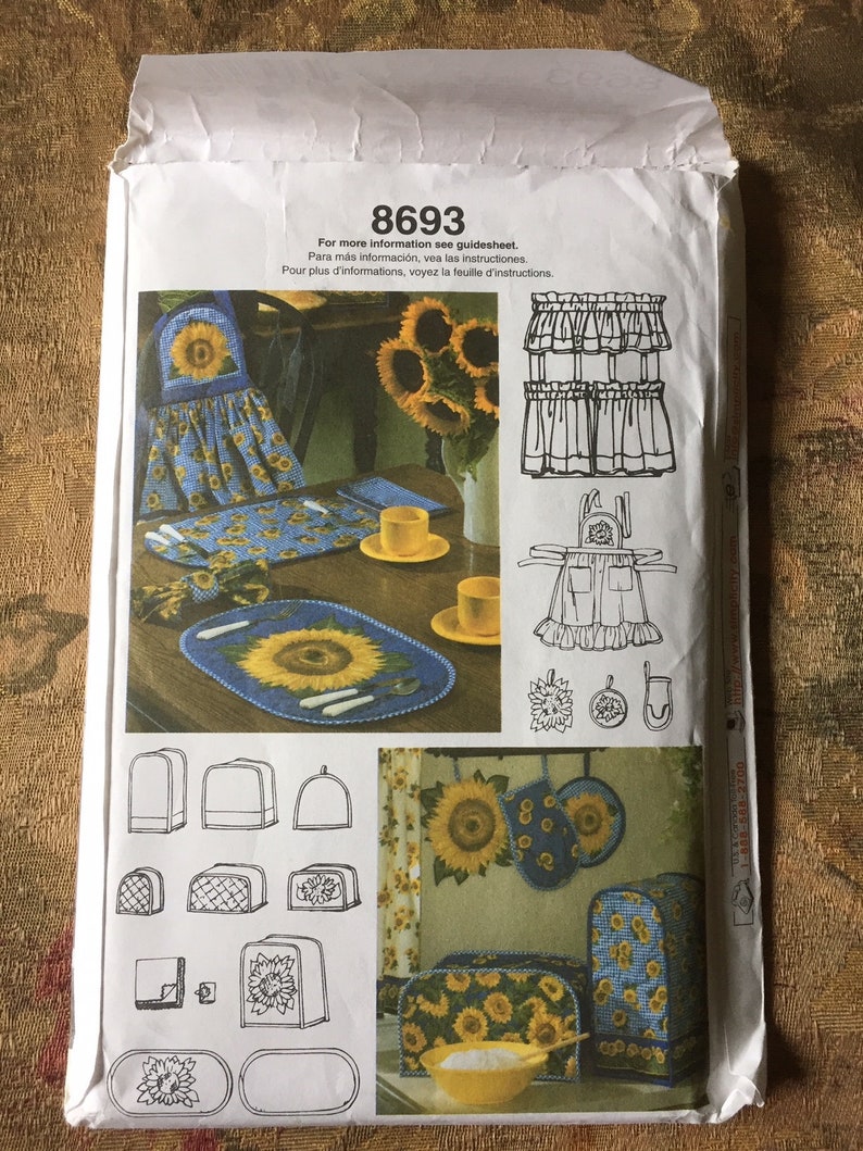 Simplicity 8693 Pattern Home Craft Appliance Cover Etsy