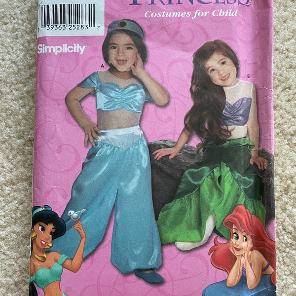 Princess Jasmine Costume Sewing Pattern Etsy