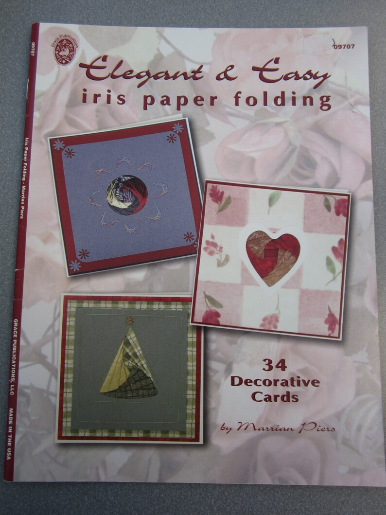 Elegant And Easy Iris Paper Folding Designs For 34 Etsy