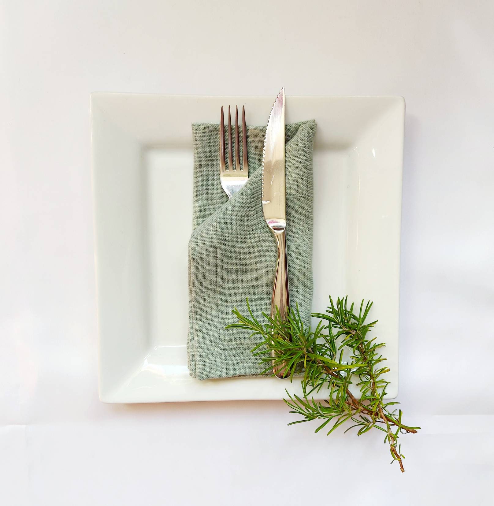 Luxury Linen Napkins Premium Stonewashed Linen Soft Etsy UK