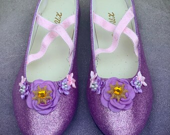 disney princess rapunzel dress up shoes Disney's Tangled Rapunzel Dressup Accessory Set Includes Child Sized Tiara & Play Shoes, 23610