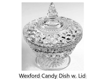 Beautiful Wexford Candy Dish w.Lid and  EXCELLENT