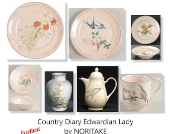 The Country Diary of An Edwardian Lady Rimmed Bowls, by