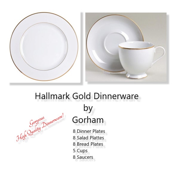 Hallmark Dinner Plates Etsy