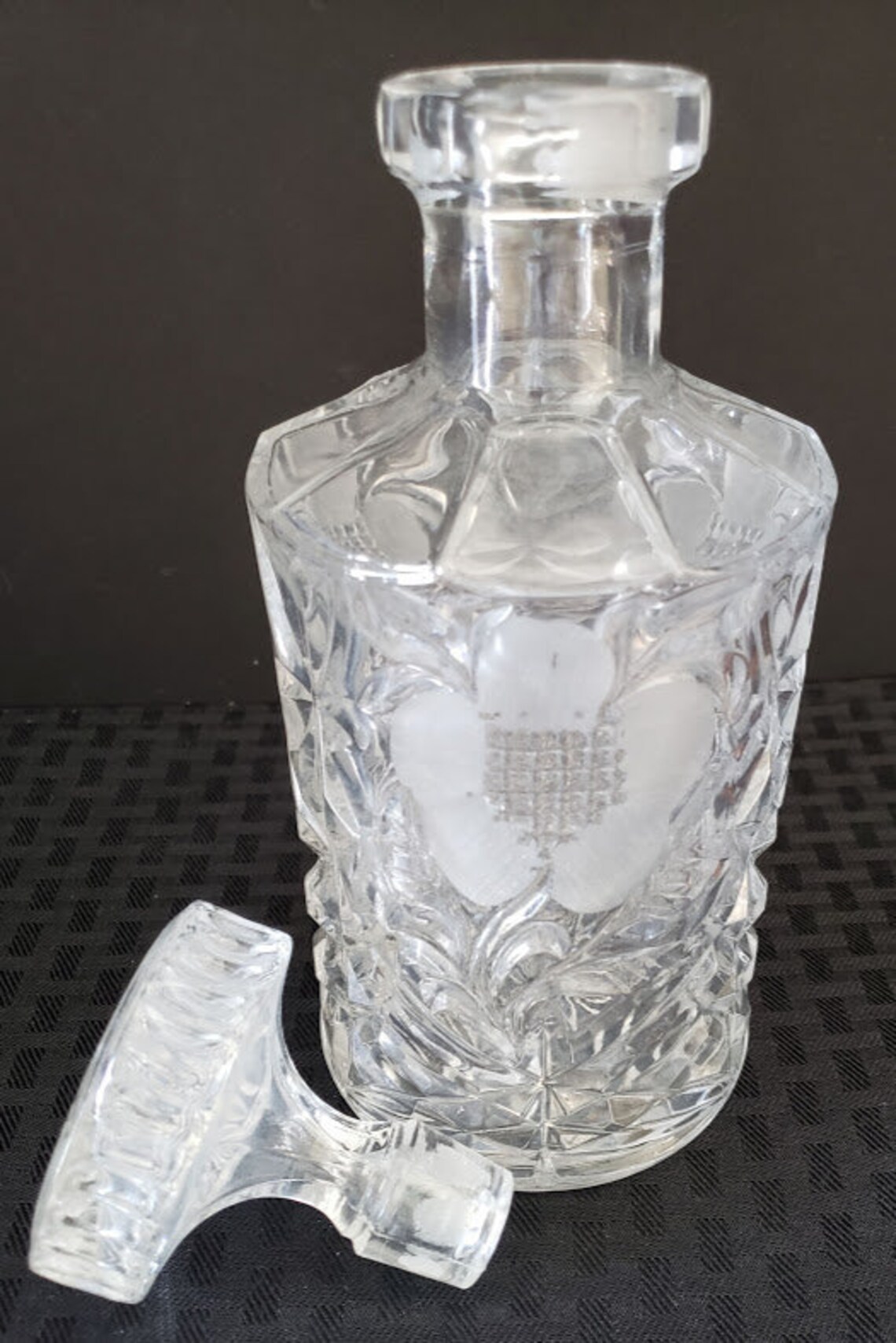 vintage liquor glass